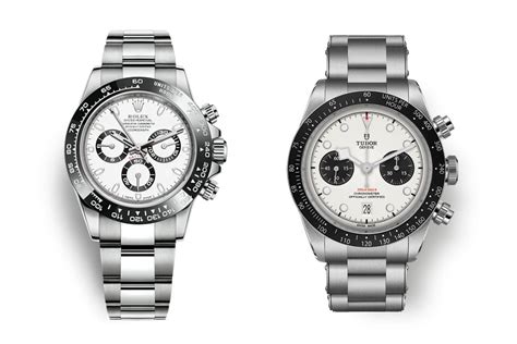 tudor black shield vs rolex daytona|rolex daytona vs chrono.